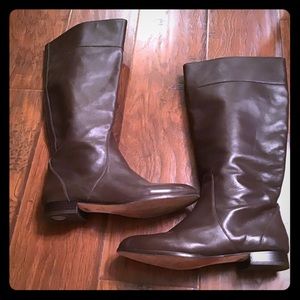 Brown Leather Riding Boots